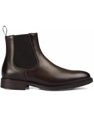 Doucal's Leather Chelsea Boots - Black
