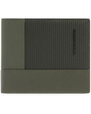 Piquadro Bifold Panelled Wallet - Black