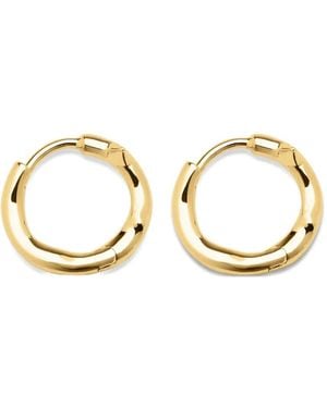 Shaun Leane Rose Thorn Mini Hoop Earrings - Metallic