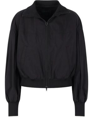 Yohji Yamamoto Zip-Up Bomber Jacket - Black