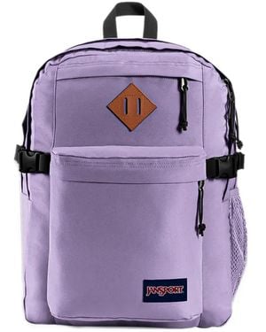 Jansport Main Campus Logo-Detail Backpack - Purple