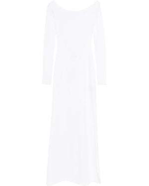 Xenia Magera Open Back Dress - White
