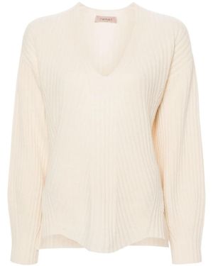 Twinset Ribbed Jumper - Natural