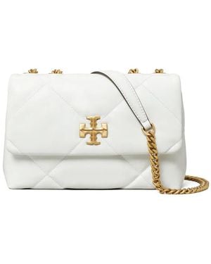 Tory Burch Quilted Small Leather Shoulder Bag For Ss24 - White