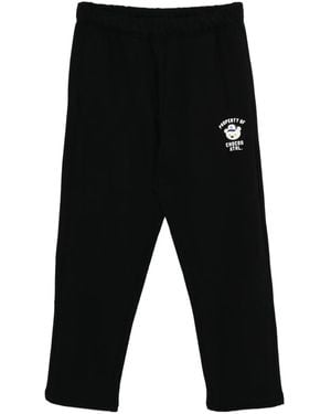 Chocoolate Broek Met Logoprint - Zwart