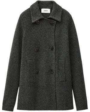 Ba&sh Double-Breasted Coat - Black