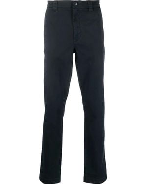 Woolrich Cotton Straight Leg Pants - Blue