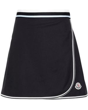Moncler Wraparound Mini Skirt - Black