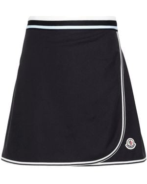 Moncler Wraparound Mini Skirt - Black