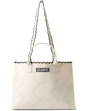 Claudie Pierlot Sac Cabas À Détails Festonnés - Neutre