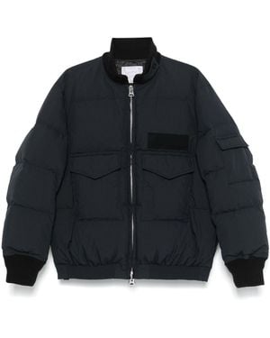 Sacai Padded Bomber Jacket - Blue