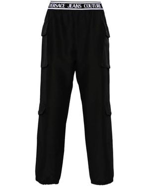 Versace Jeans Couture ロゴウエスト カーゴパンツ - ブラック