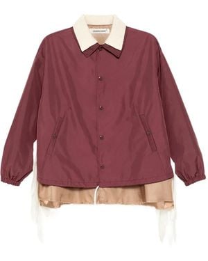 Undercover Layered Drawstring-Hem Jacket