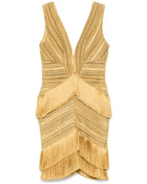 PATBO Robe Pampas À Coupe Courte - Jaune