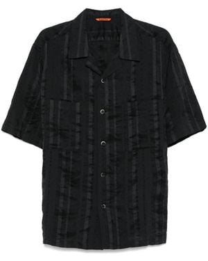 Barena Striped Shirt - Black