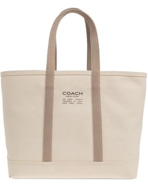 COACH Utility Shopper Mit Logo-Print - Natur