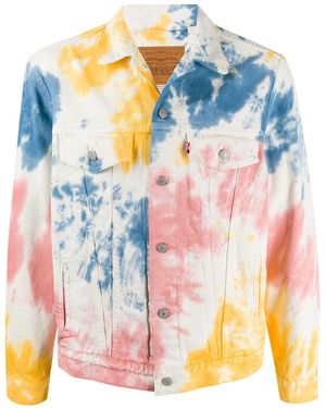 Levi's Tie-dye Denim Jacket - White