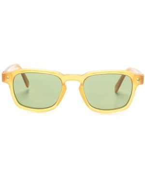Retrosuperfuture Luce Sonnenbrille Mit Eckigem Gestell - Gelb