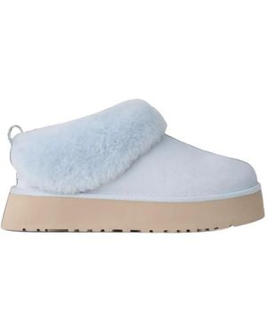 UGG Tazzelle Shearling-Trim Boots - Blue
