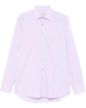 Etro Embroidered Shirt - Purple