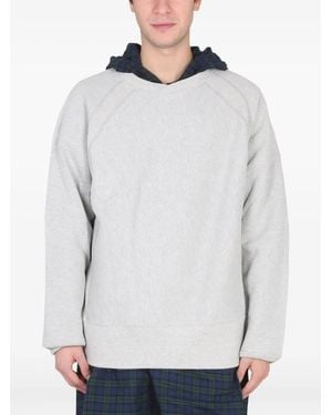 Engineered Garments Sudadera De Mezcla De Algodón Con Capucha - Gris