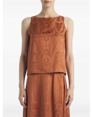 Adam Lippes Haut Annie - Brown