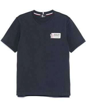 Moncler ロゴ Tシャツ - ブルー