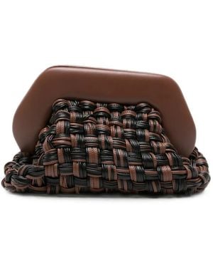 THEMOIRÈ Bios Clutch Bag - Brown
