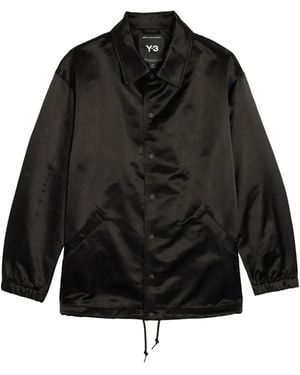 Y-3 Gfx Coach Jacket - Black