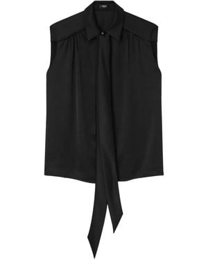 Versace Blusa sin mangas - Negro