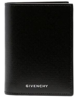 Givenchy Leather Credit Card Holder - Black