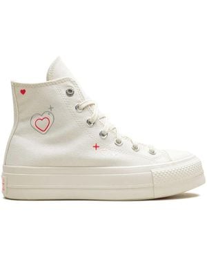 Converse Chuck Taylor All Star Lift High "Y2K Heart"Sneakers - Wit