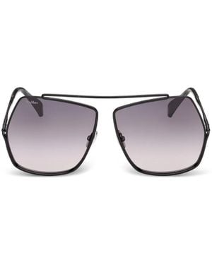 Max Mara Eyewear Geometric-Frame Sunglasses - Grey