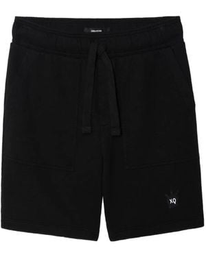 Zadig & Voltaire Pantalones cortos Pablo Slub - Negro
