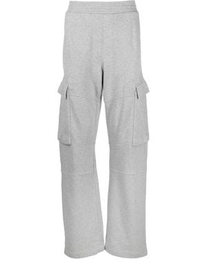 Givenchy Cargo Cotton Track Trousers - Grey