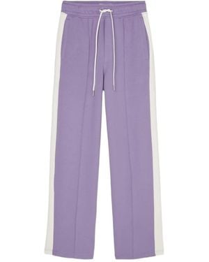 Marc O' Polo Colour-Blocked Track Trousers - Purple