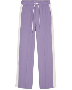 Marc O' Polo Colour-Blocked Track Pants - Purple