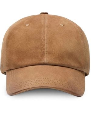 Golden Goose Stud Suede Cap - Brown