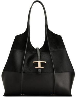 Tod's T Timeless Shoulder Bag - Black
