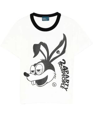 Kolor Cotton Printed T-Shirt - White