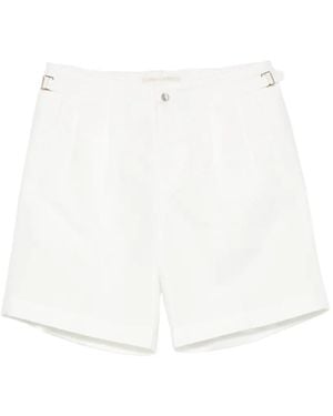 Briglia 1949 Pleated Side-Adjuster Shorts - White