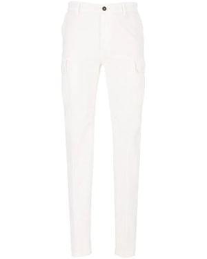 Eleventy Pocket-Detail Cargo Pants - White