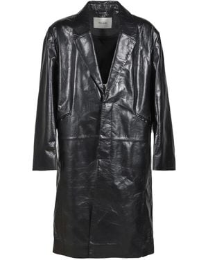 Entire studios Cappotto Con Revers A Lancia - Nero