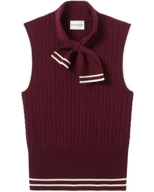 Claudie Pierlot ケーブルニット セーター - パープル