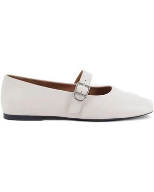 Vagabond Shoemakers Ballerine Jolin Con Fibbia - Bianco