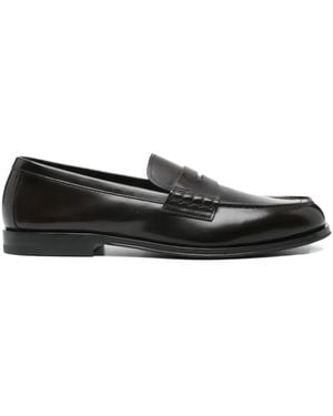 Henderson Penny Leather Loafers - Black