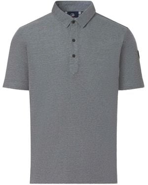 Fusalp Three-Button Polo Shirt - Grey