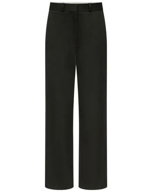 Loulou de Saison Kian Straight-Leg Trousers - Black
