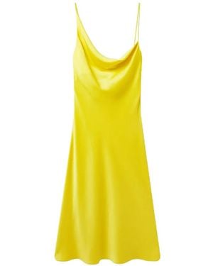 Stella McCartney Vestido Con Espalda Descubierta - Amarillo