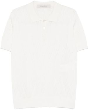 Golden Goose アーガイル ポロシャツ - ホワイト
